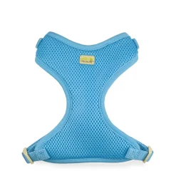 Mesh harness for very small dog, blue