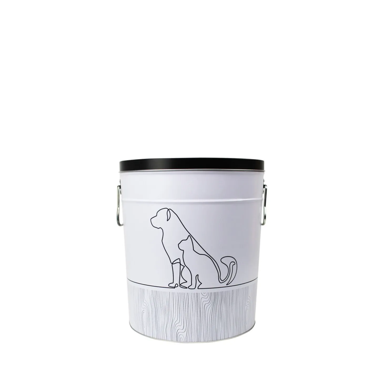 Metal Food Storage Bin, L