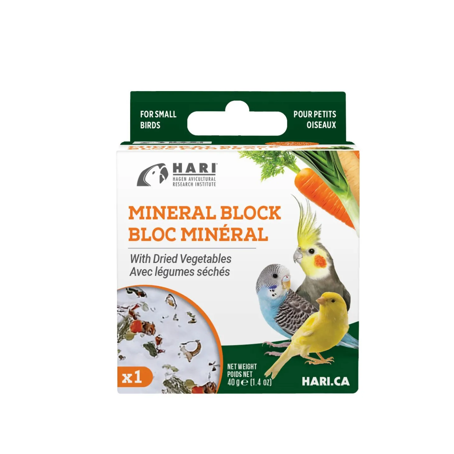 Mineral Block with Dried Vegetables