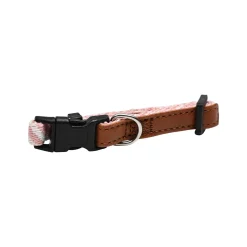 Mini Nylon Zigzag Collar for Dogs, Pink