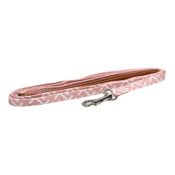 Mini Nylon Zigzag Leash for Dogs, Pink