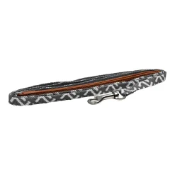 Mini Nylon Zigzag Leash for Dogs, Gray