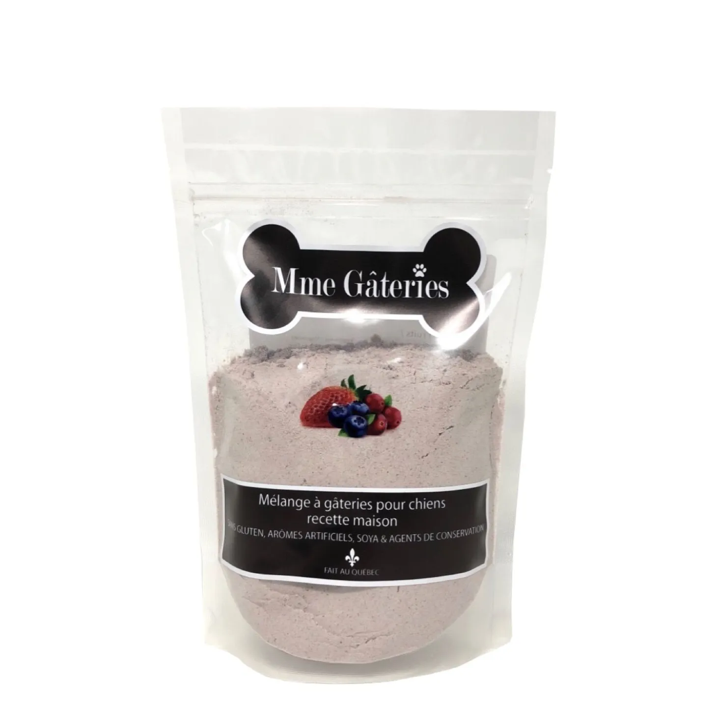 Mix for dog treats, berries
