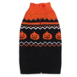 Mockneck Sweater with Jacquard Design for Dogs