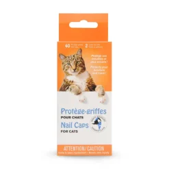 Nail caps for cats, clear