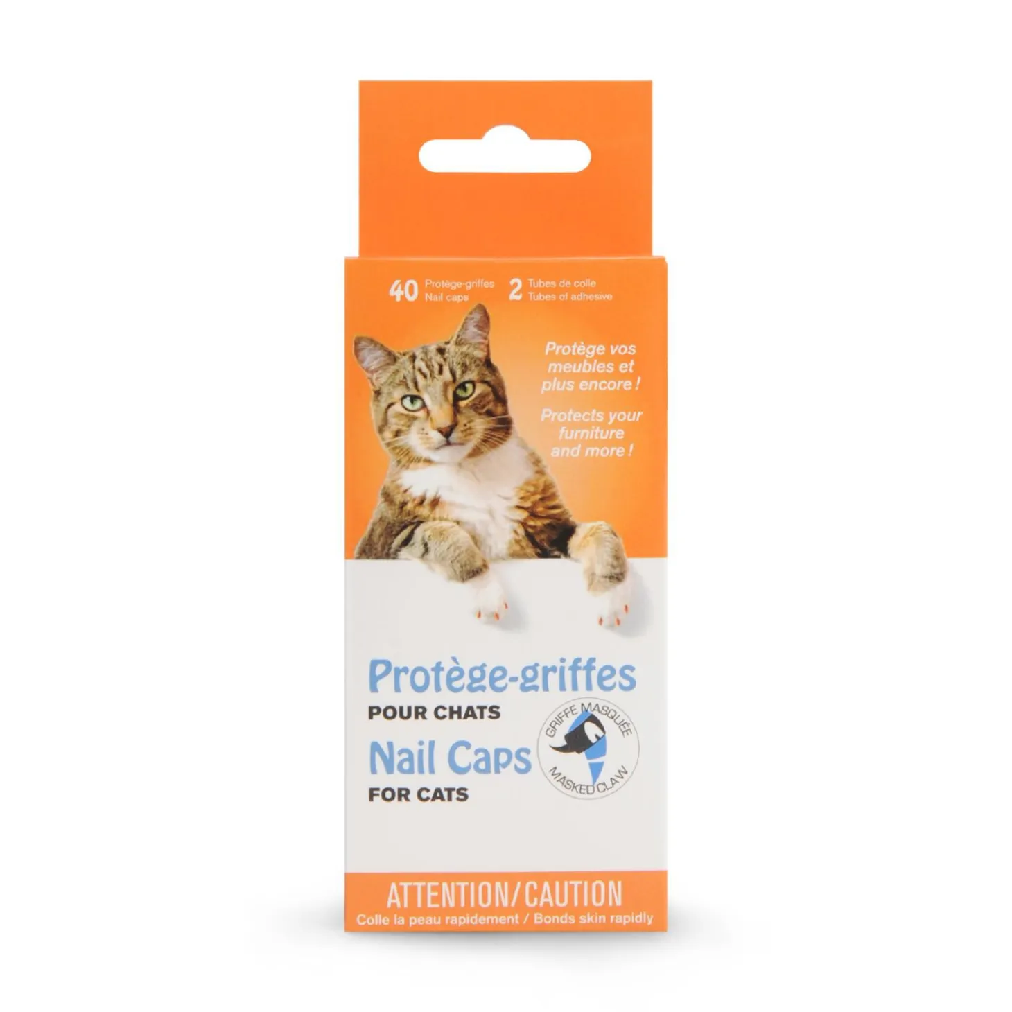 Nail caps for cats, pink