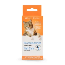 Nail caps for cats, pink