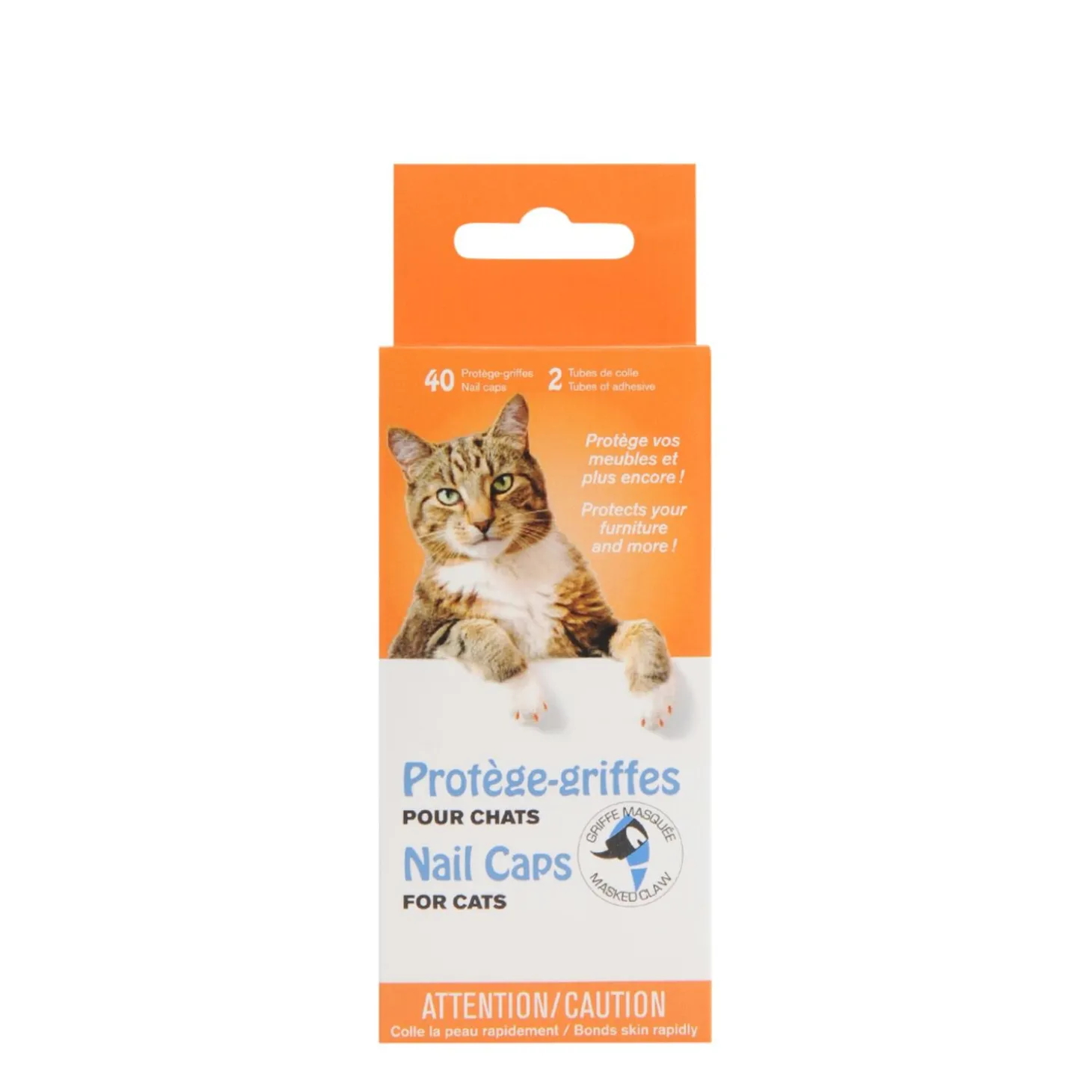 Nail caps for cats, pink