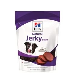 Natural jerky strips with real beef dog treats, 7.1 oz