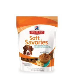 Natural Soft Savory Peanut Butter & Banana Dog Treats, 227 g