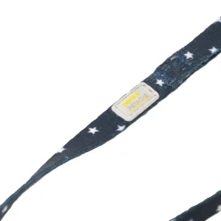 Navy Leash with White Stars for Small Dogs