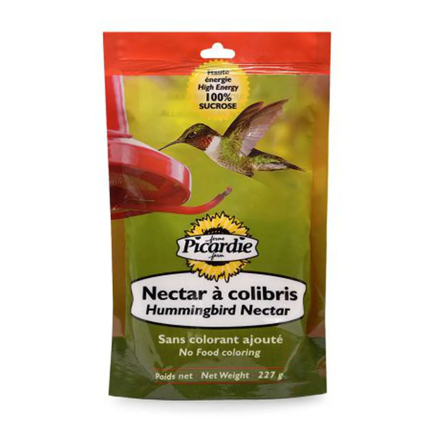 Nectar mix for hummingbirds