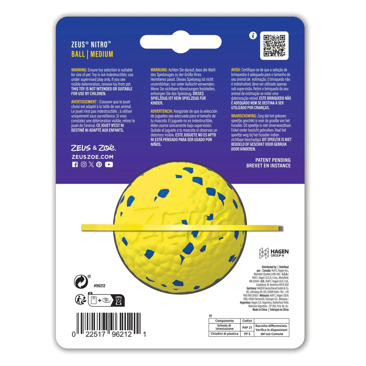 Nitro Weighted Ball for Dogs
