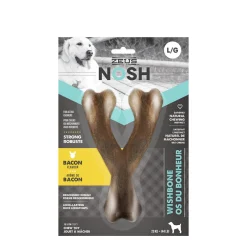 NOSH Wishbone chew toy for dogs, bacon flavour