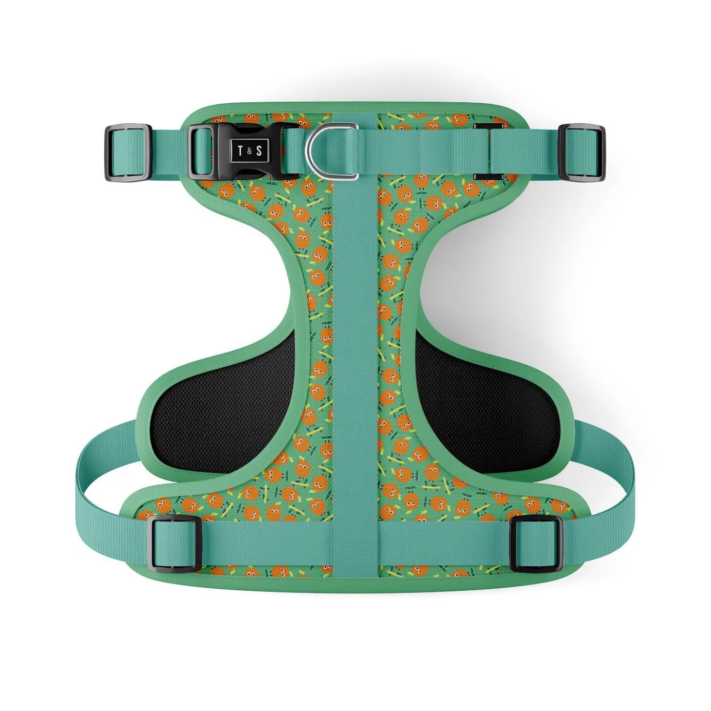 Ollie Orange Adjustable Dog Harness