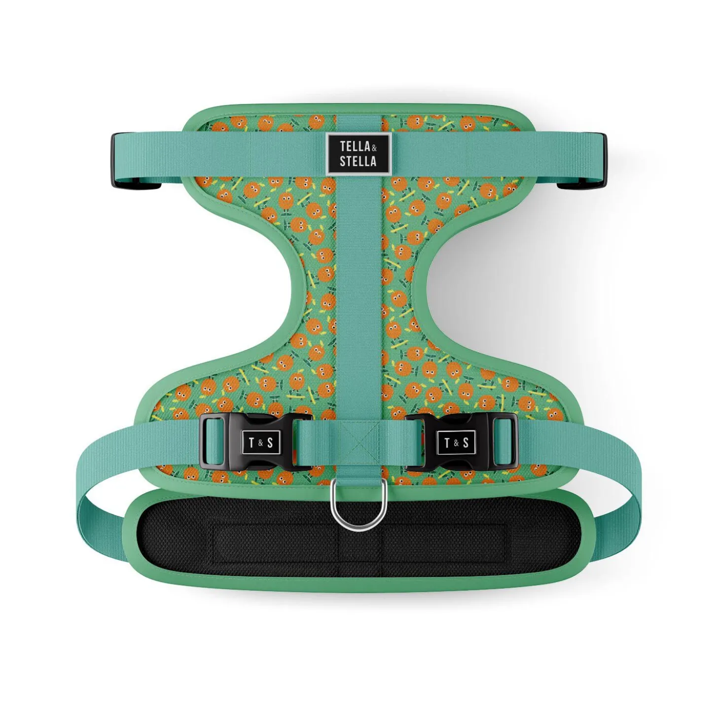 Ollie Orange Adjustable Dog Harness