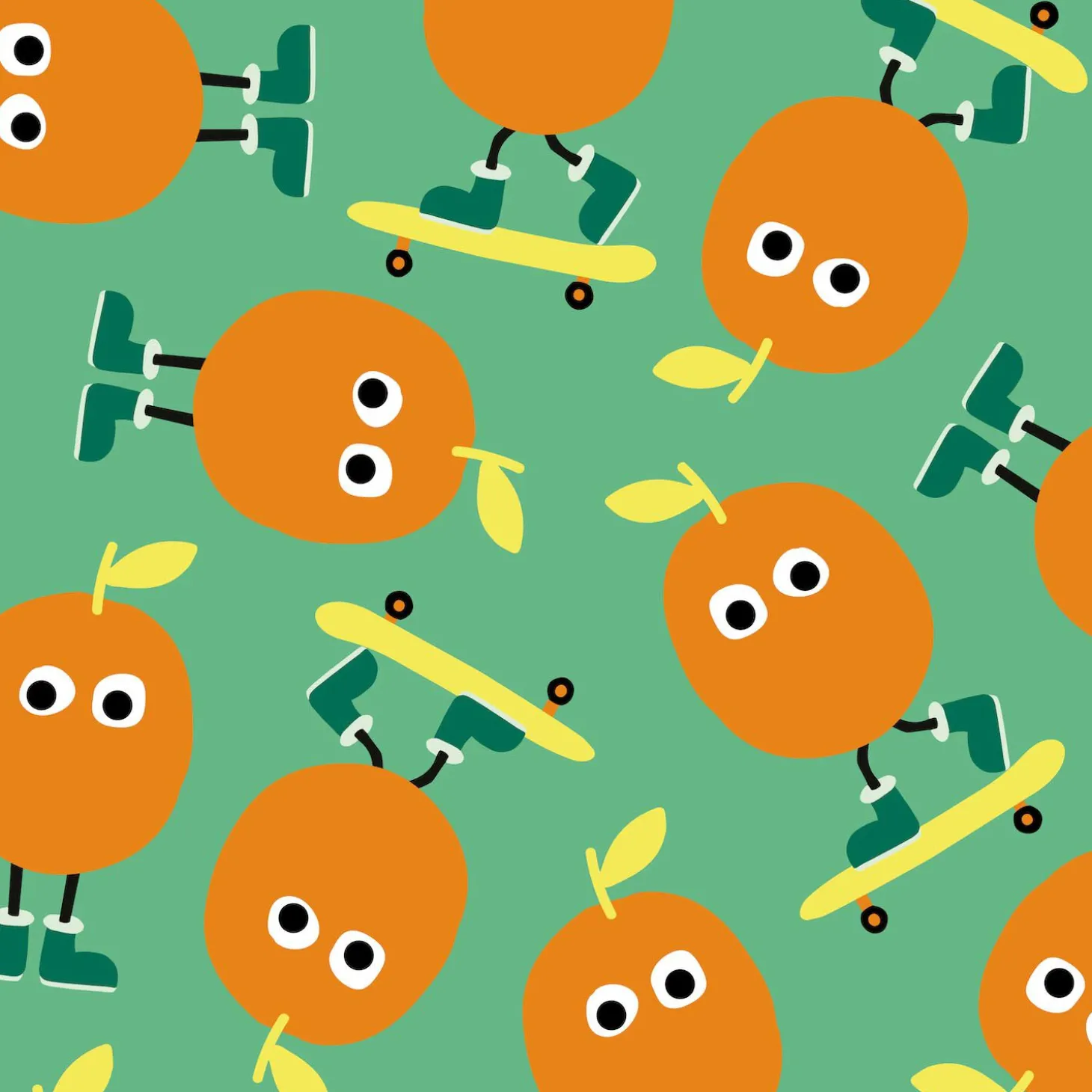 Ollie Orange Dog Leash