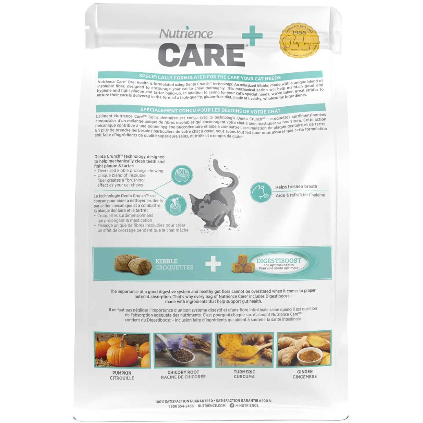 Oral health formula for cats