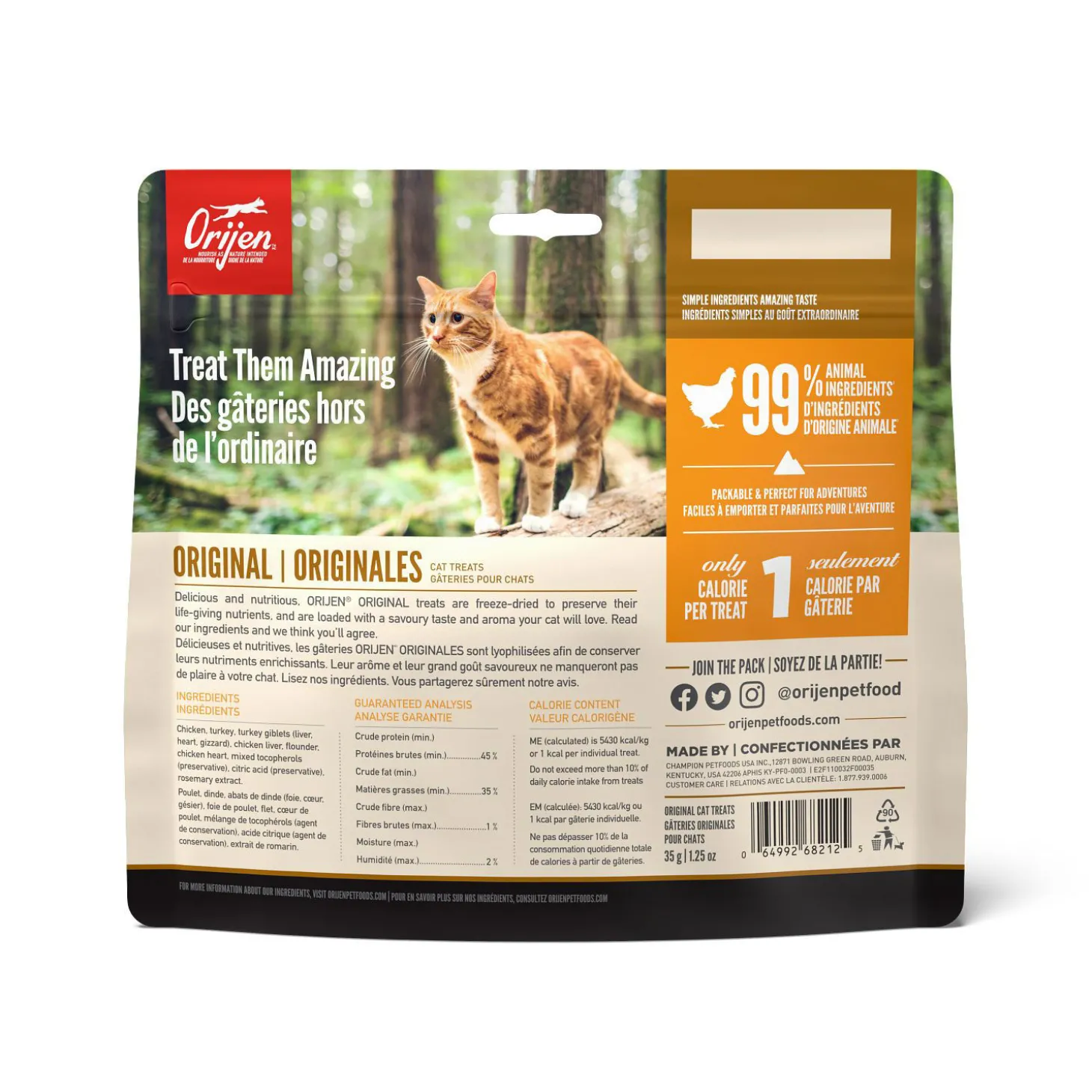 Original Freeze-Dried Cat Treats, 35 g