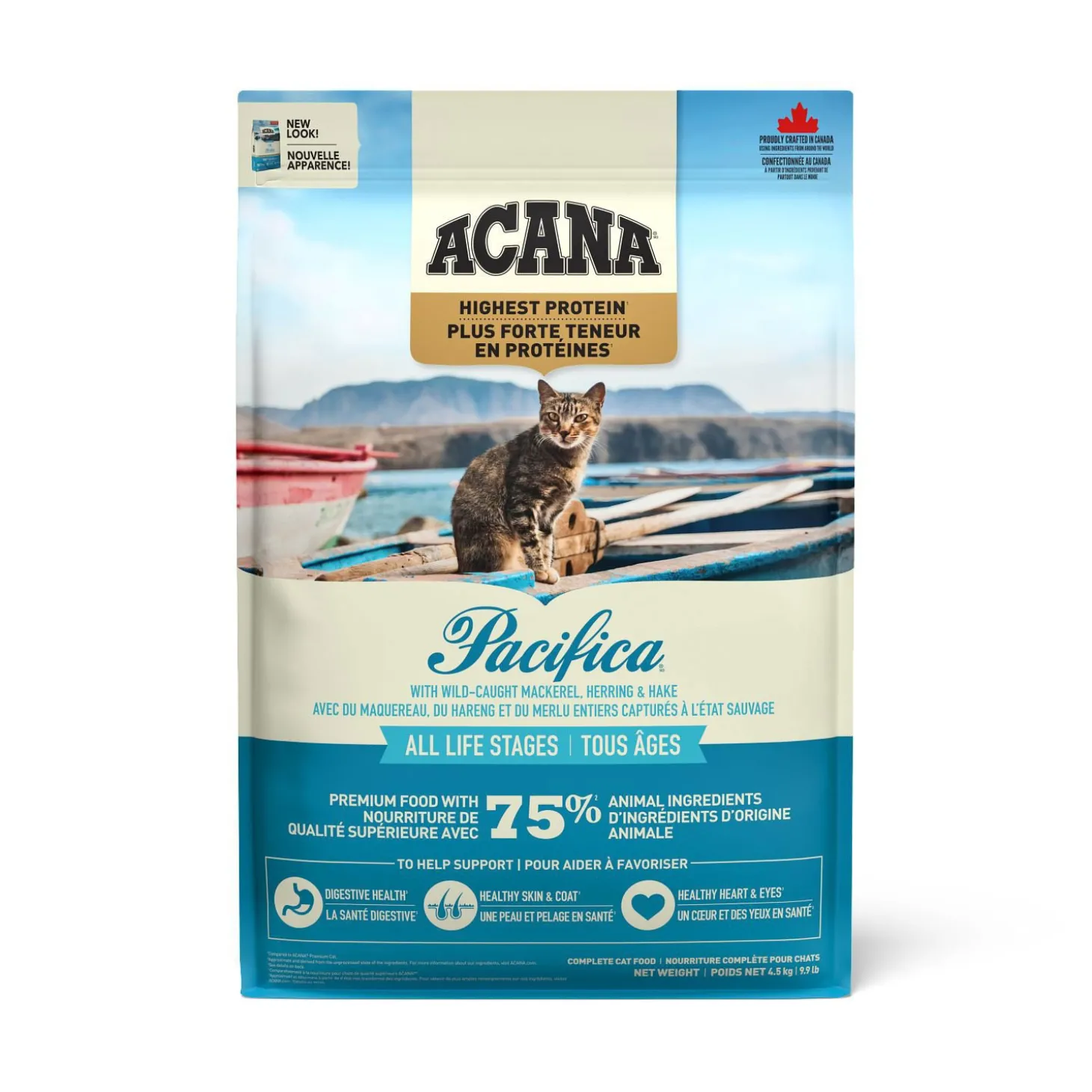 Pacifica Highest Protein Dry Cat Food, 4,5 kg
