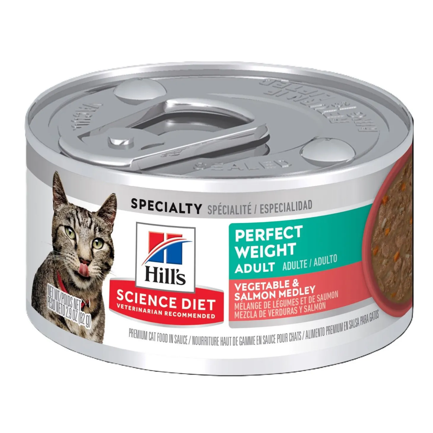 Perfect Weight Vegetable and Salmon Medley for Adult Cats