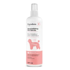 Pet odor neutralizer for curly coats
