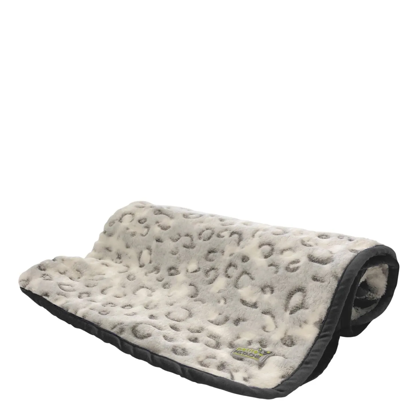 Pet Plush Blanket, Grey Cheetah