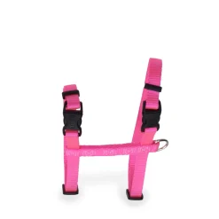 Pink adjustable cat harness