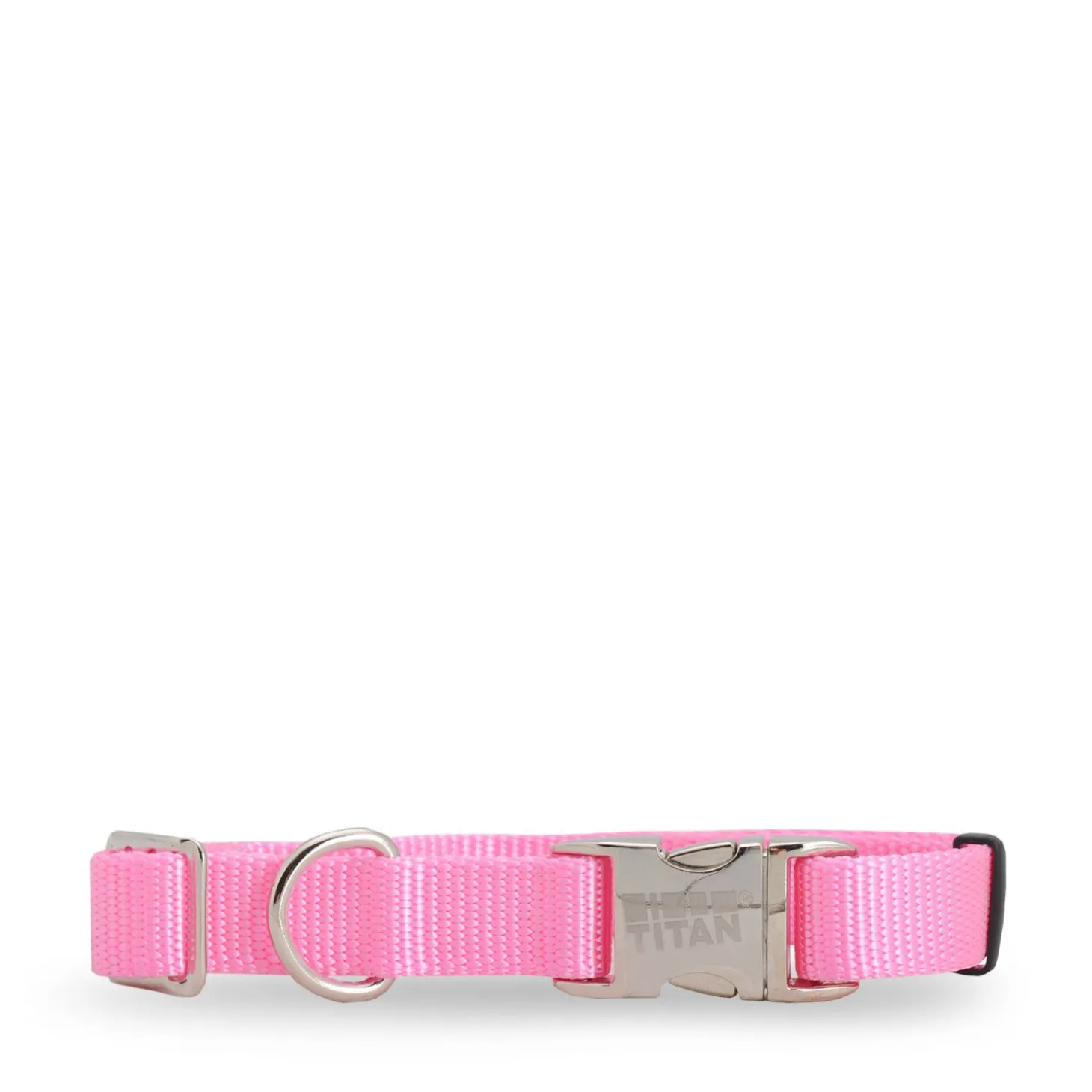 Pink nylon collar