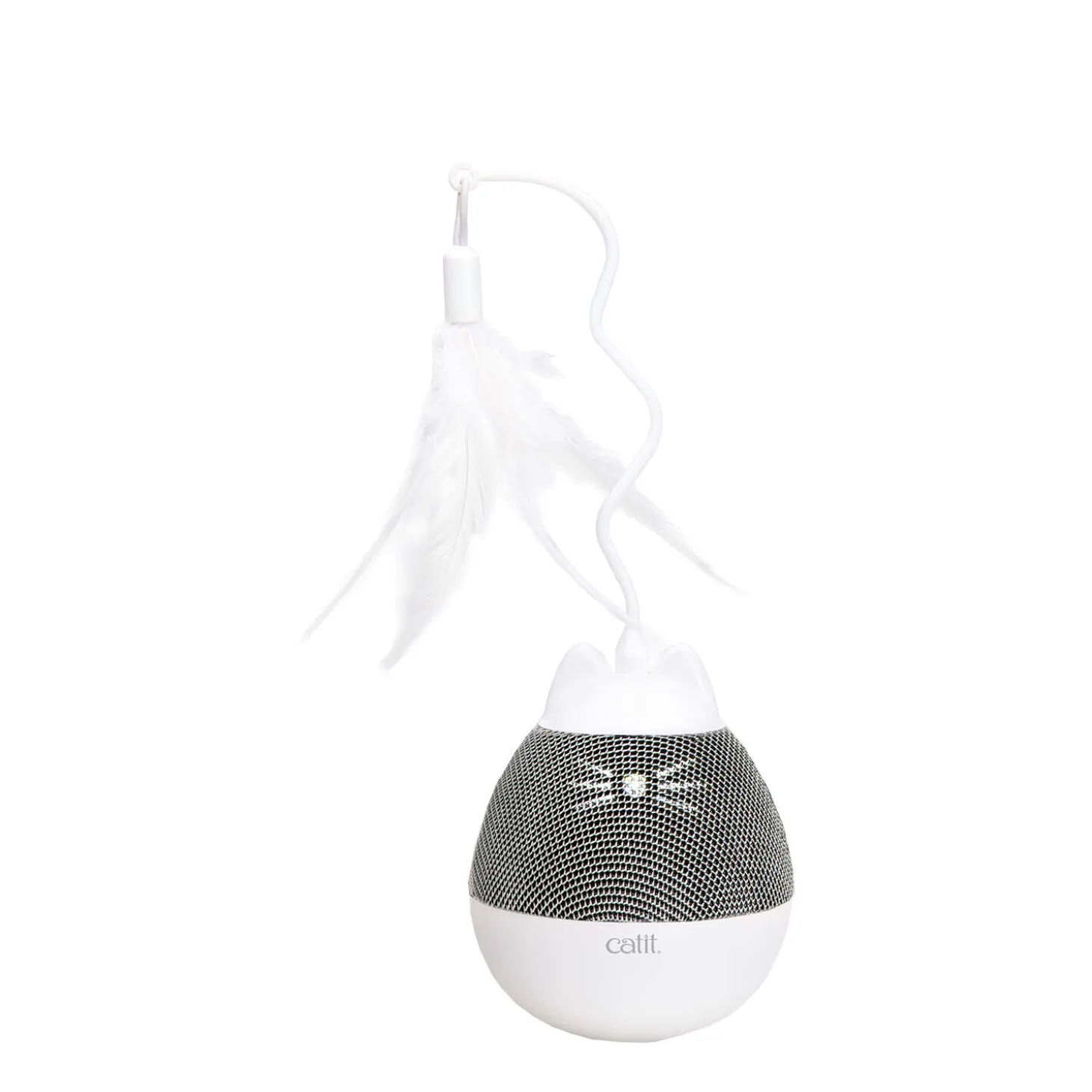 PIXI Spinner Electronic Toy, White & Silver