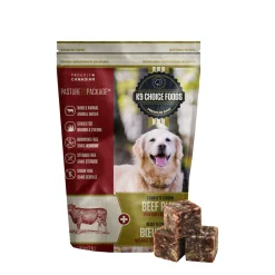 Plus raw food for dogs, beef