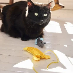 Plush Ocean Toy Trio for Cats