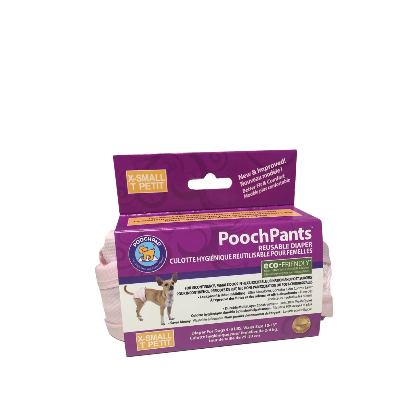 PoochPants™ Diaper for Dogs, XS