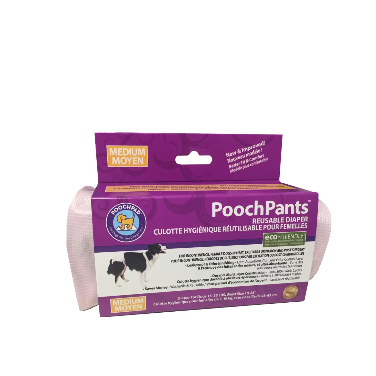 PoochPants™ Diaper for Dogs, M
