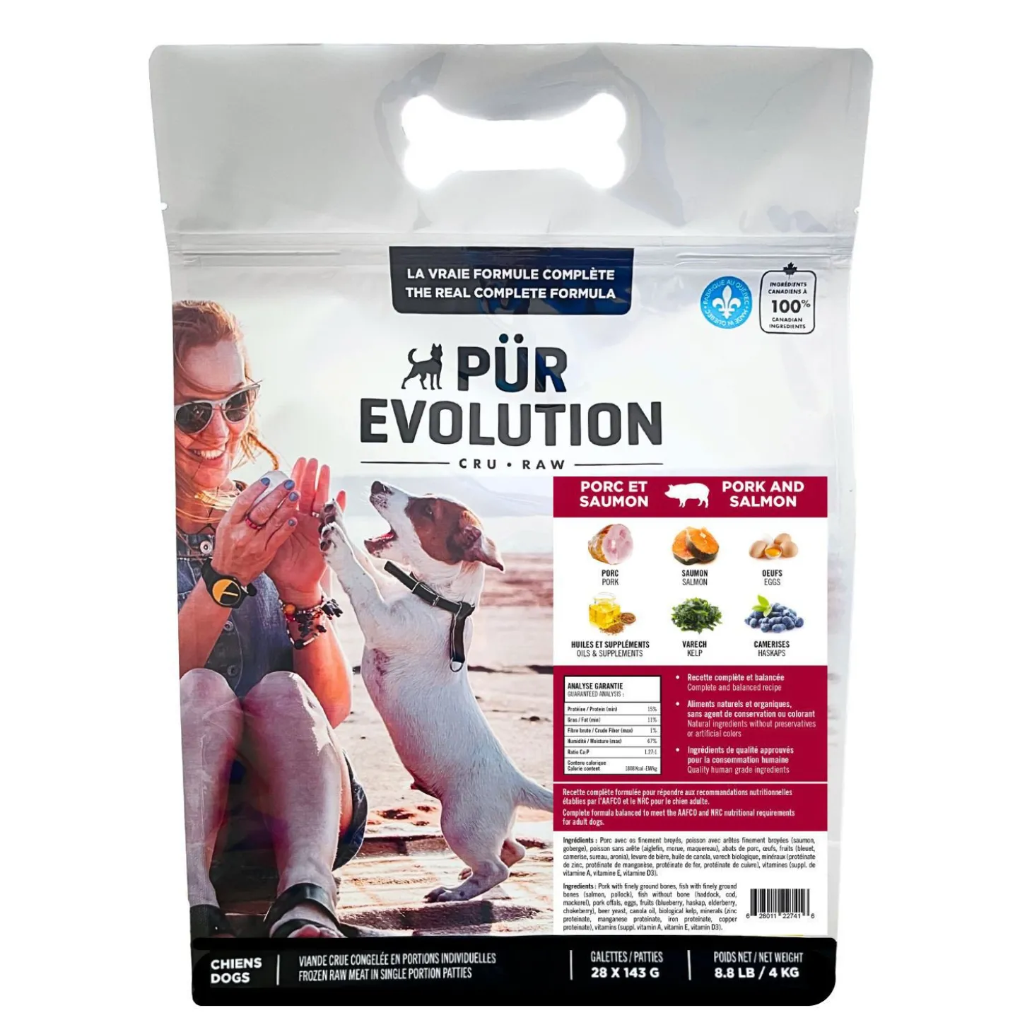 Pork and Salmon Raw Dog Food