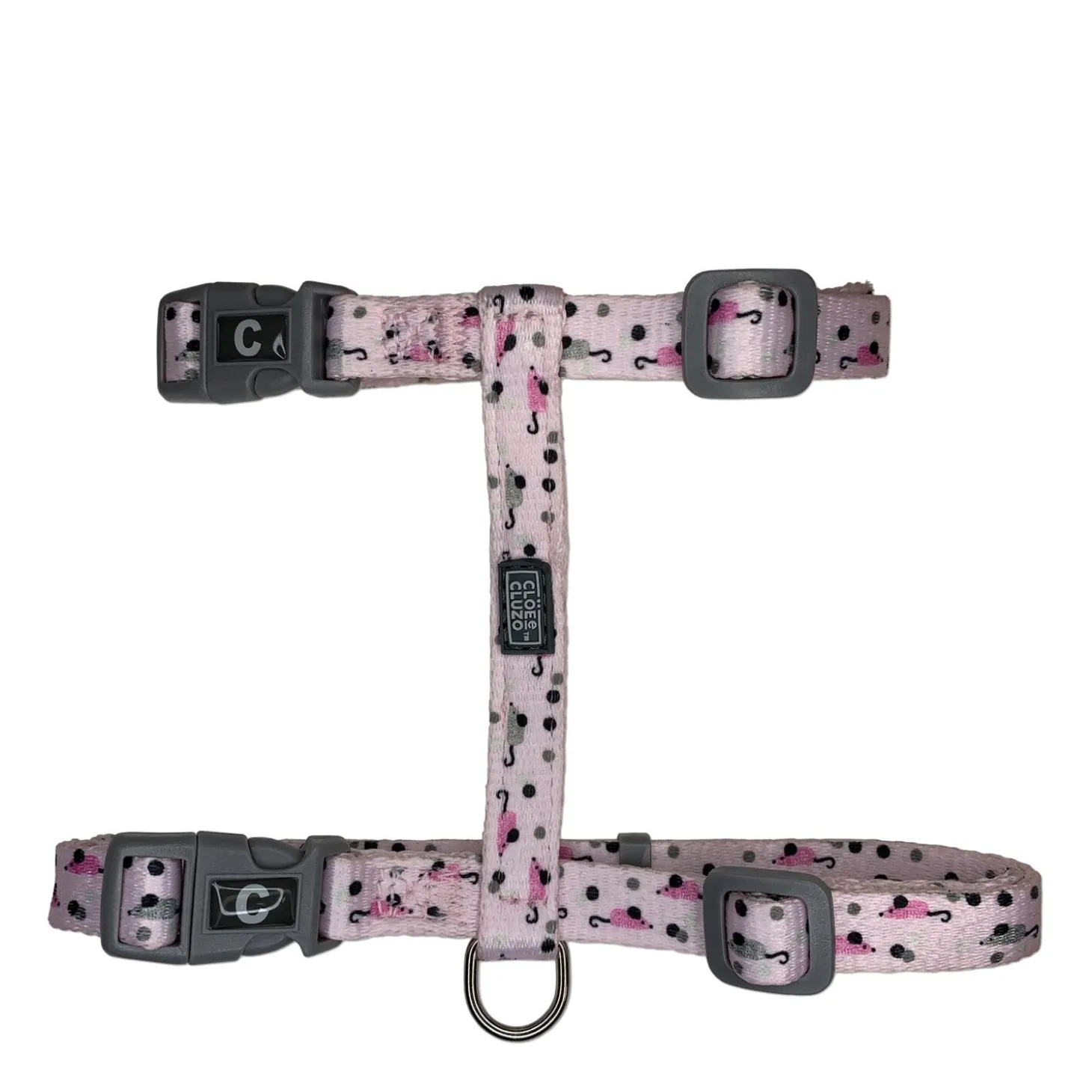 Printed Cat Harness, Mouse
