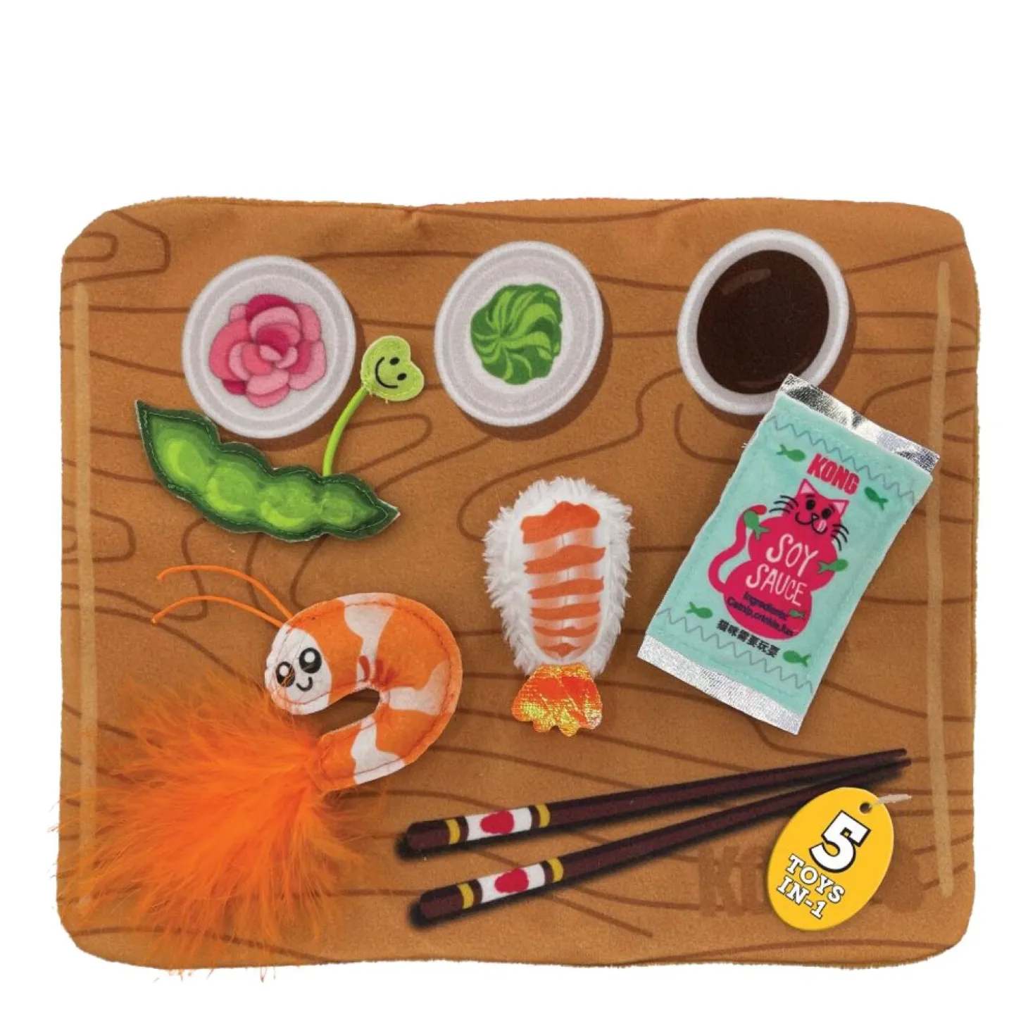 Pull-A-Partz™ Sushi Cat Toy
