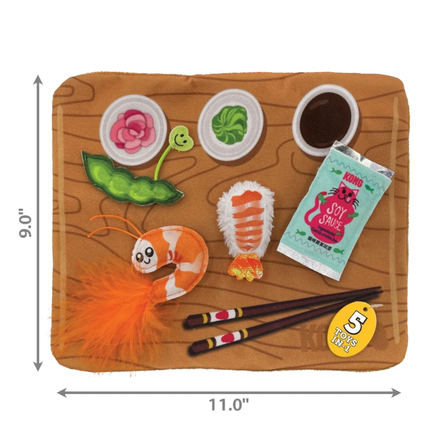 Pull-A-Partz™ Sushi Cat Toy