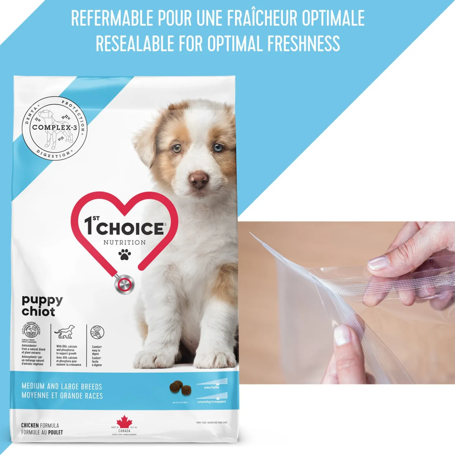 Puppy Chicken Formula Medium and Large Breeds
