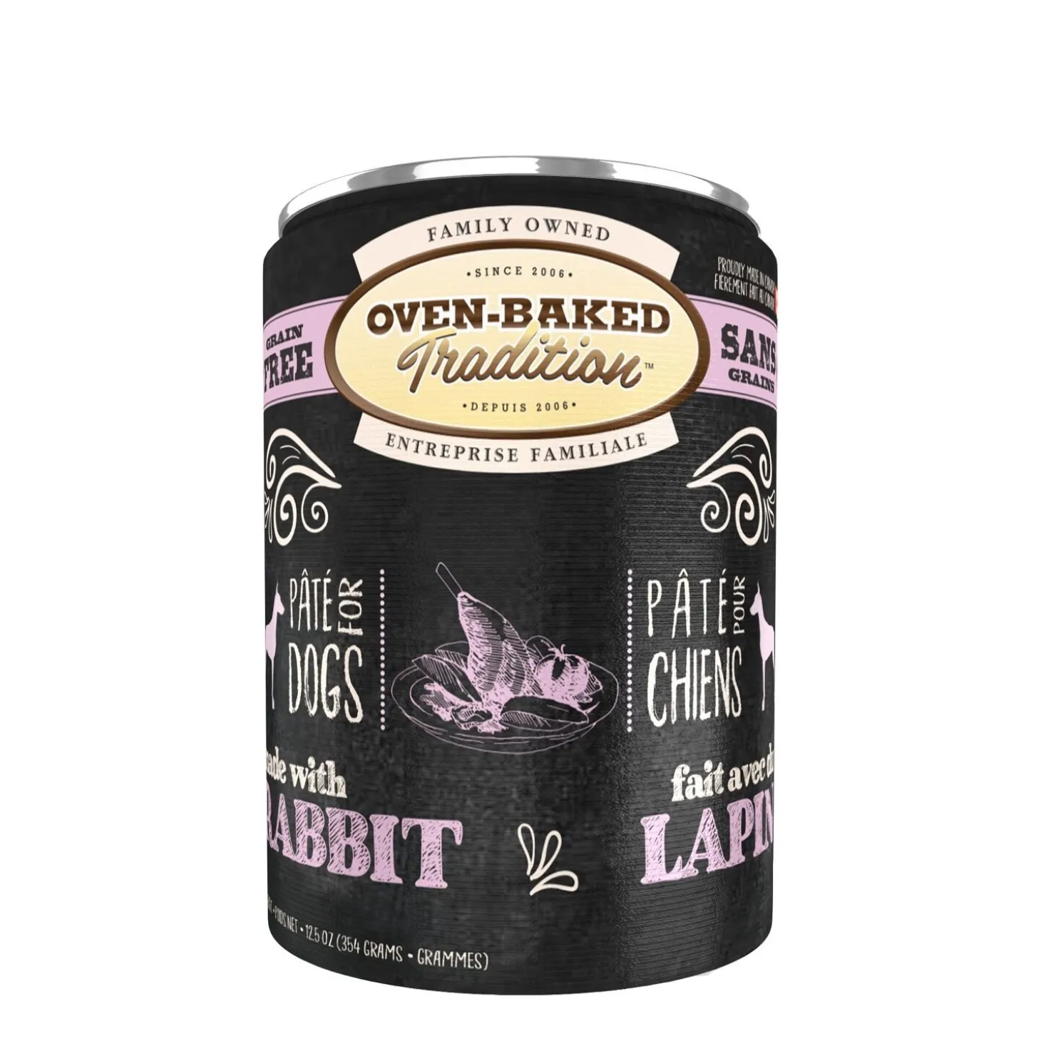 Rabbit Adult Dog Wet Food, 354 g