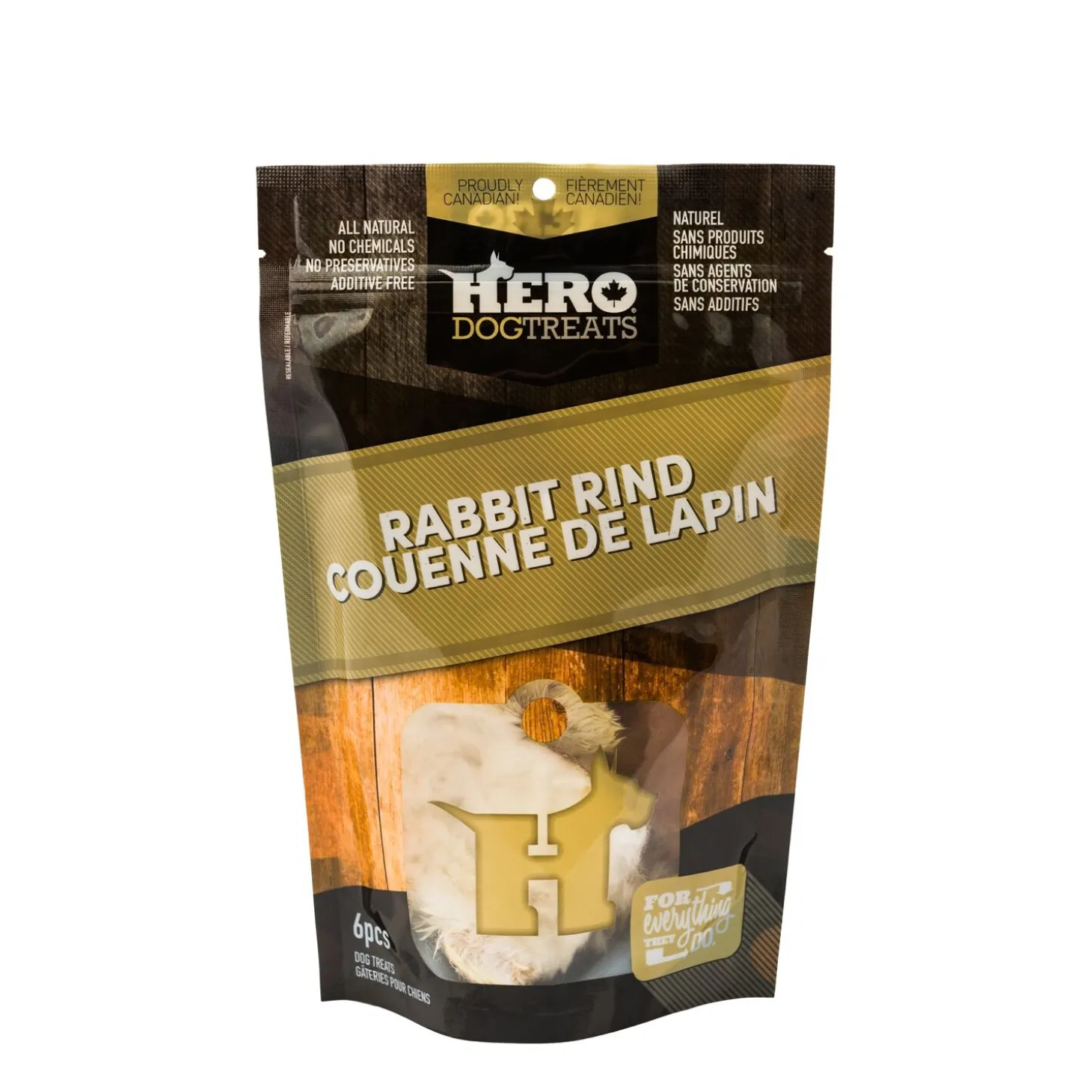 Rabbit Rind Dog Treats