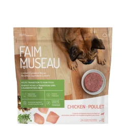 Raw dog food, simply chicken