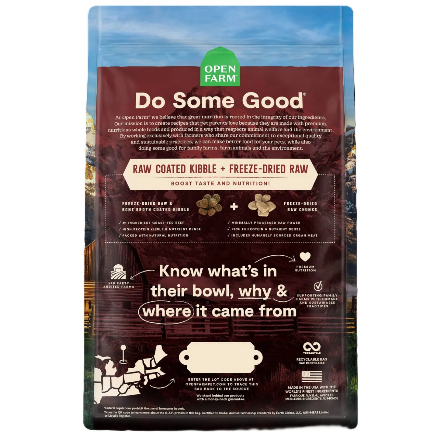 RawMix Front Range Recipe Grain & Legume Free Dry Dog Food, 1.59 kg
