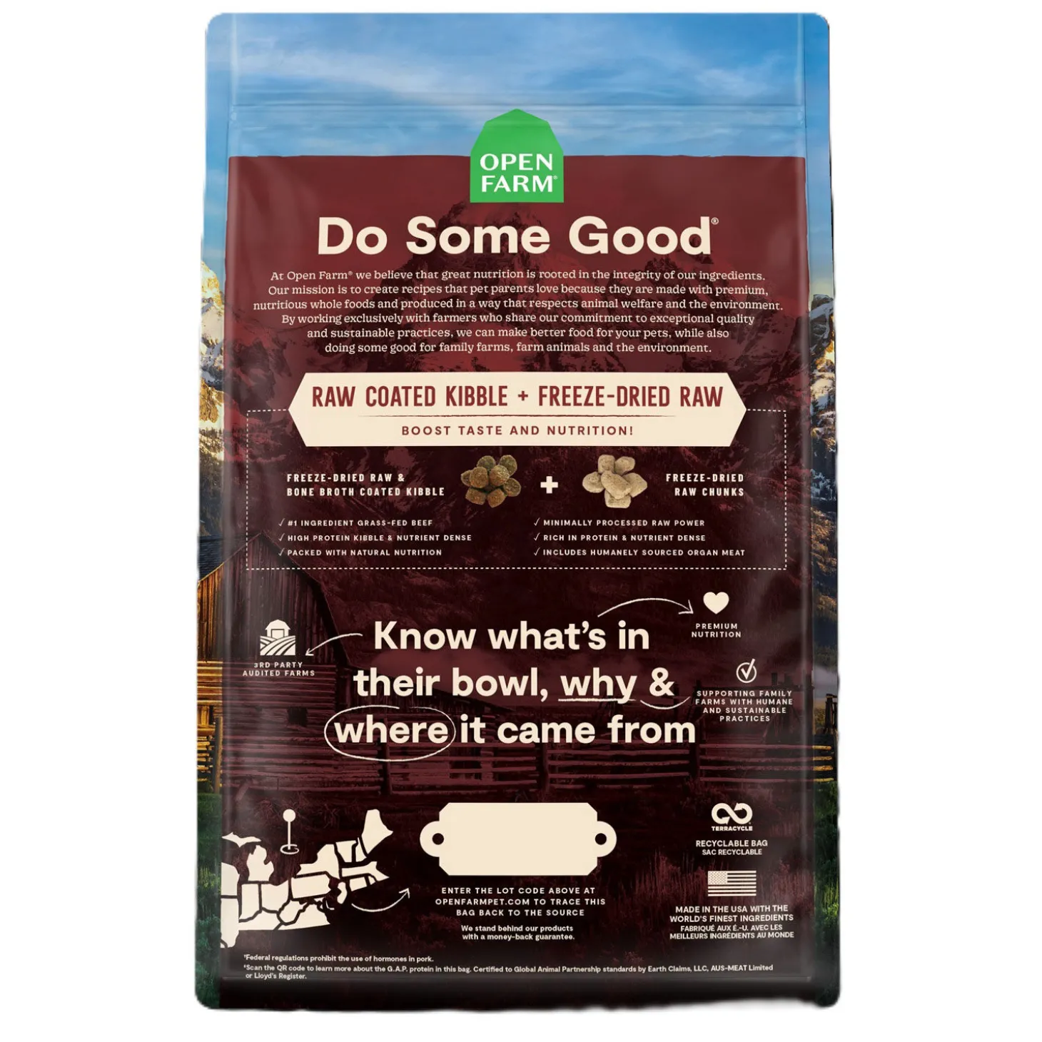 RawMix Front Range Recipe with Ancient Grains Dry Dog Food, 9,07 kg