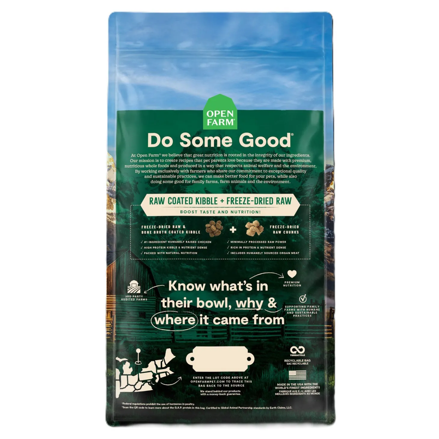 RawMix Open Prairie Recipe Grain Free Dry Cat Food, 3.63 kg