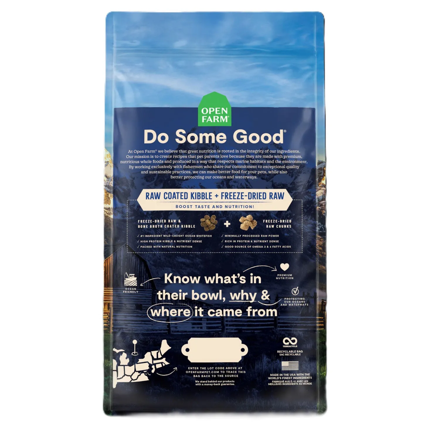 RawMix Wild Ocean Recipe Grain Free Dry Cat Food, 3.63 kg