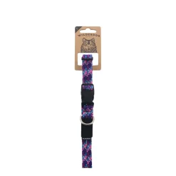Razzleberry Reflective Rope Collar, L