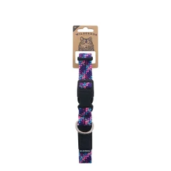 Razzleberry Reflective Rope Collar, M