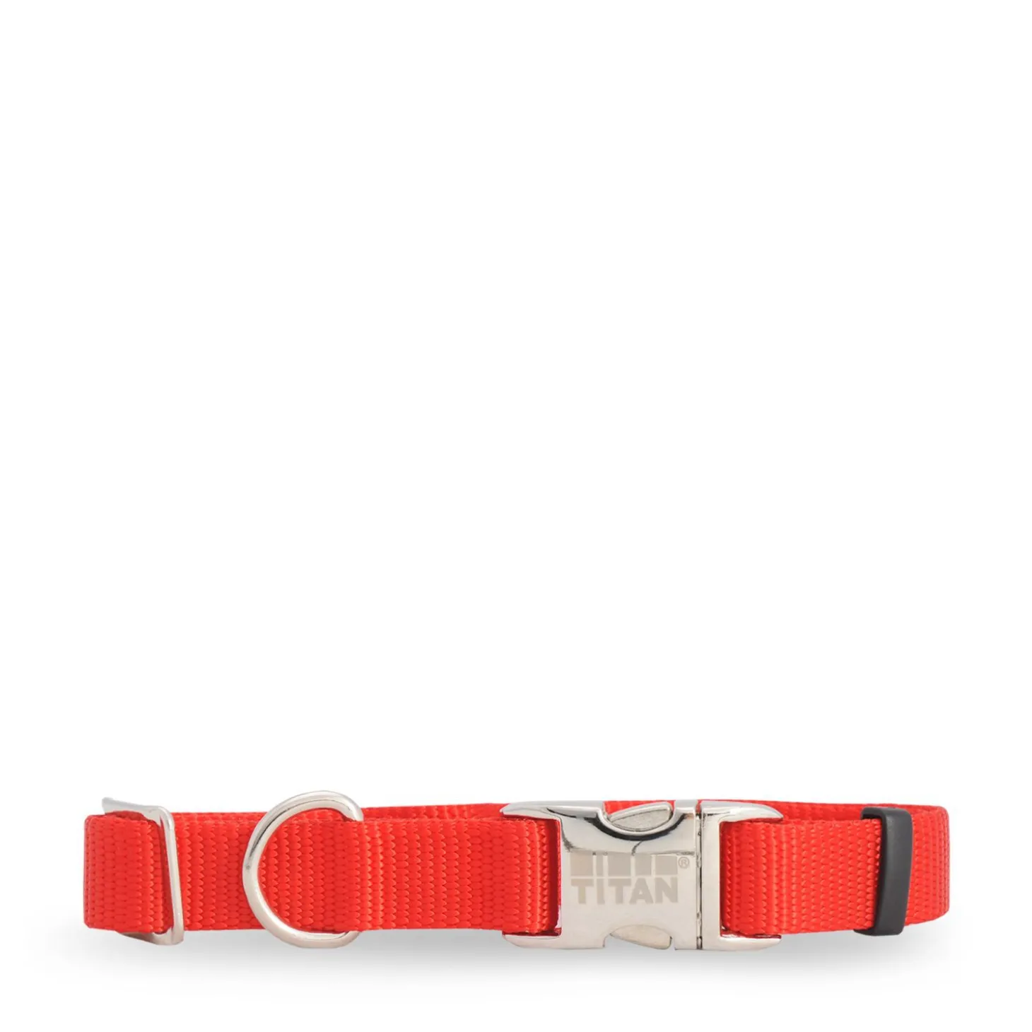 Red nylon collar