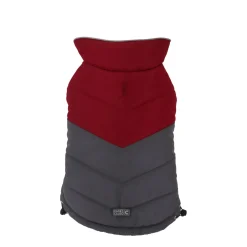 Red Reversible Dog Winter Wrap, XS
